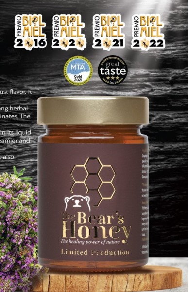Bio Thymian Honig "Bear´s Honey" preisgekrönt aus Thasos 420 g