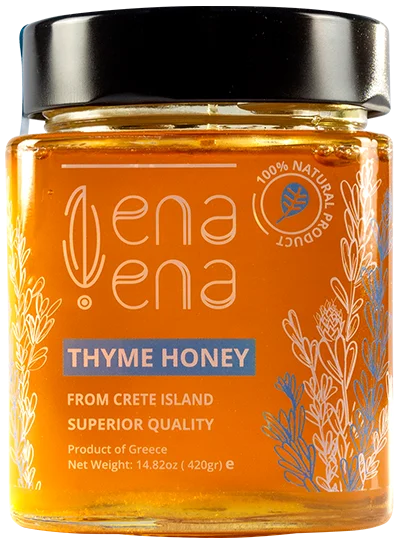 "Ena Ena" Preisgekrönter Premium Thymian Honig aus Kreta, 420 g