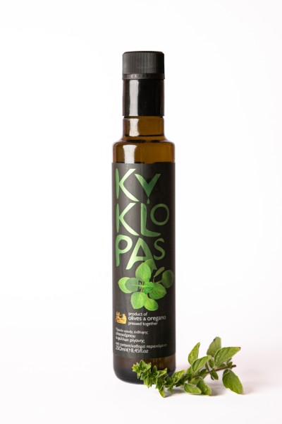 Kyklopas Premium Olivenöl Dressing Basilikum, 250 ml
